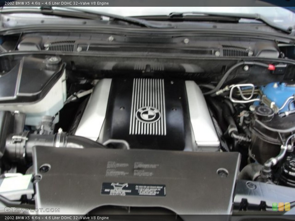 4.6 Liter DOHC 32-Valve V8 2002 BMW X5 Engine
