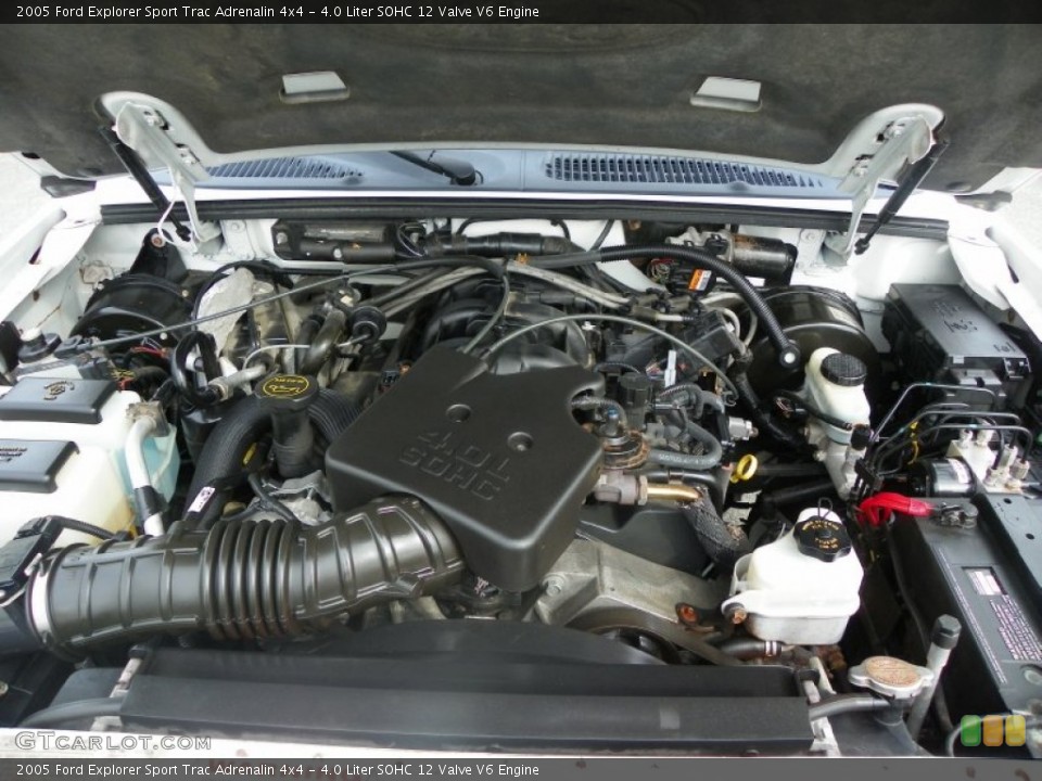 4.0 Liter SOHC 12 Valve V6 2005 Ford Explorer Sport Trac Engine