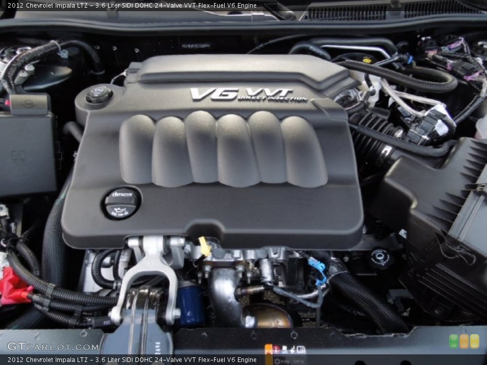 3.6 Liter SIDI DOHC 24-Valve VVT Flex-Fuel V6 Engine for the 2012 Chevrolet Impala #61439005