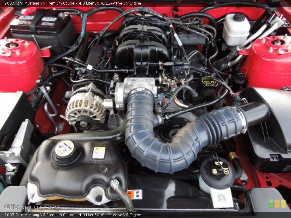 4.0 Liter SOHC 12-Valve V6 Engine for the 2007 Ford Mustang #61447833