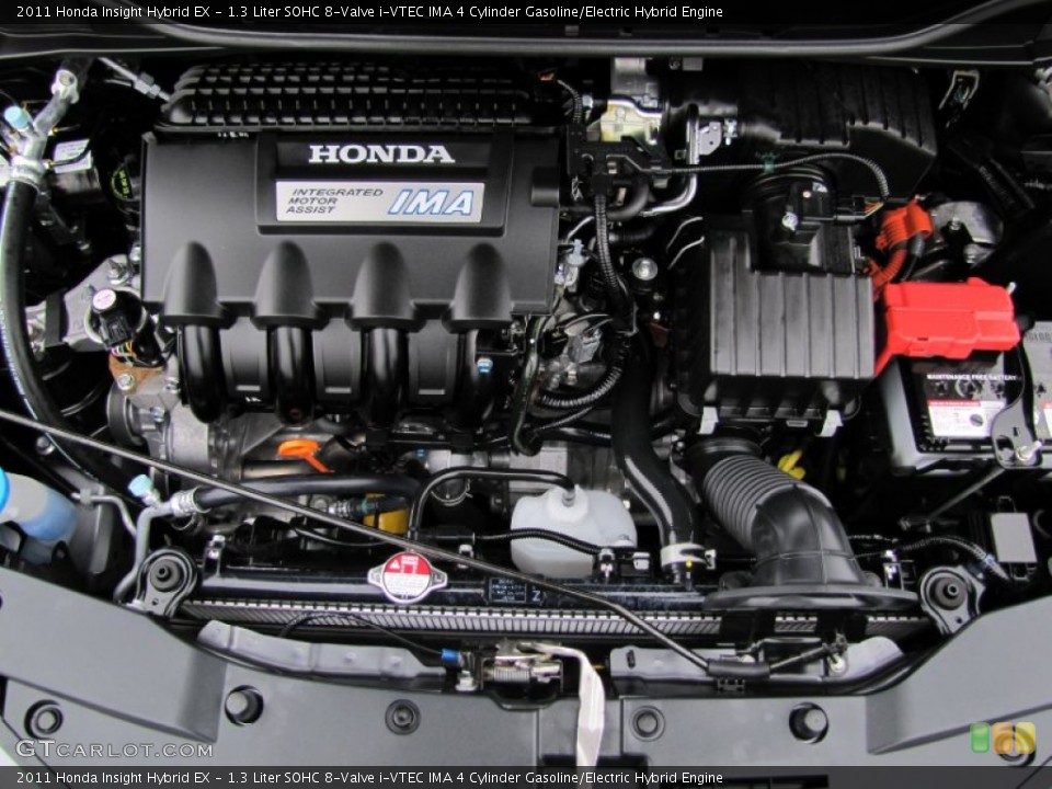 1.3 Liter SOHC 8-Valve i-VTEC IMA 4 Cylinder Gasoline/Electric Hybrid Engine for the 2011 Honda Insight #61456603
