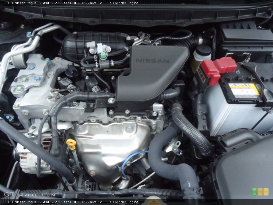 2.5 Liter DOHC 16-Valve CVTCS 4 Cylinder Engine for the 2011 Nissan Rogue #61458891