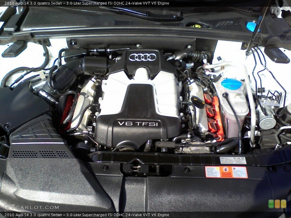 3.0 Liter Supercharged FSI DOHC 24-Valve VVT V6 Engine for the 2010 Audi S4 #61459246