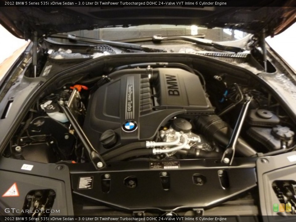 3.0 Liter DI TwinPower Turbocharged DOHC 24-Valve VVT Inline 6 Cylinder Engine for the 2012 BMW 5 Series #61478763
