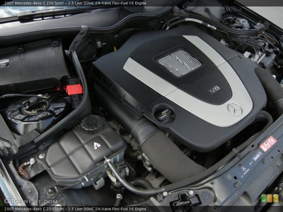 2.5 Liter DOHC 24-Valve Flex-Fuel V6 Engine for the 2007 Mercedes-Benz C #61482294