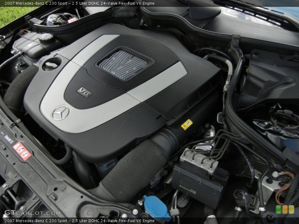 2.5 Liter DOHC 24-Valve Flex-Fuel V6 Engine for the 2007 Mercedes-Benz C #61482303