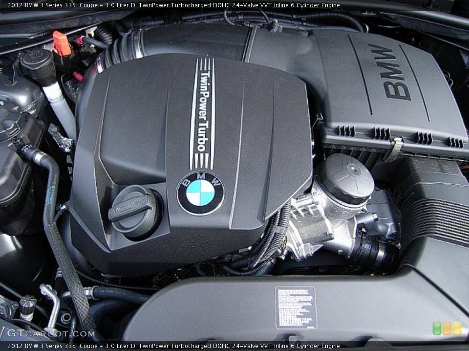 3.0 Liter DI TwinPower Turbocharged DOHC 24-Valve VVT Inline 6 Cylinder Engine for the 2012 BMW 3 Series #61482855