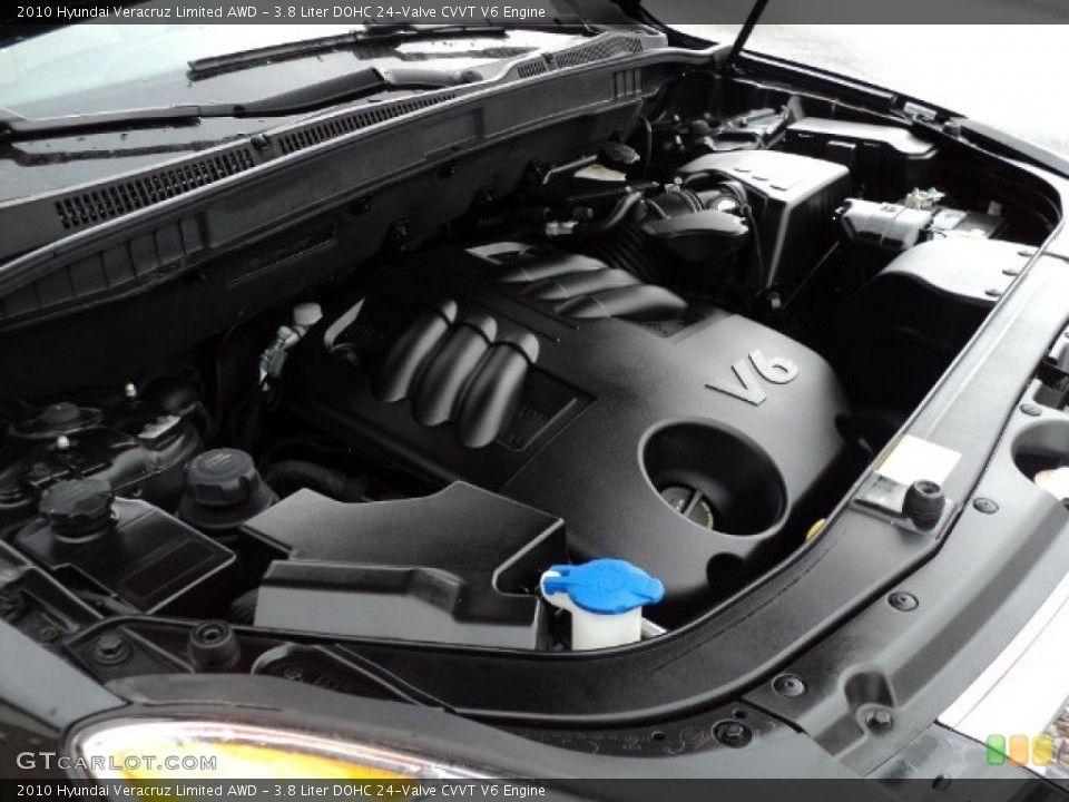 3.8 Liter DOHC 24-Valve CVVT V6 Engine for the 2010 Hyundai Veracruz #61484301