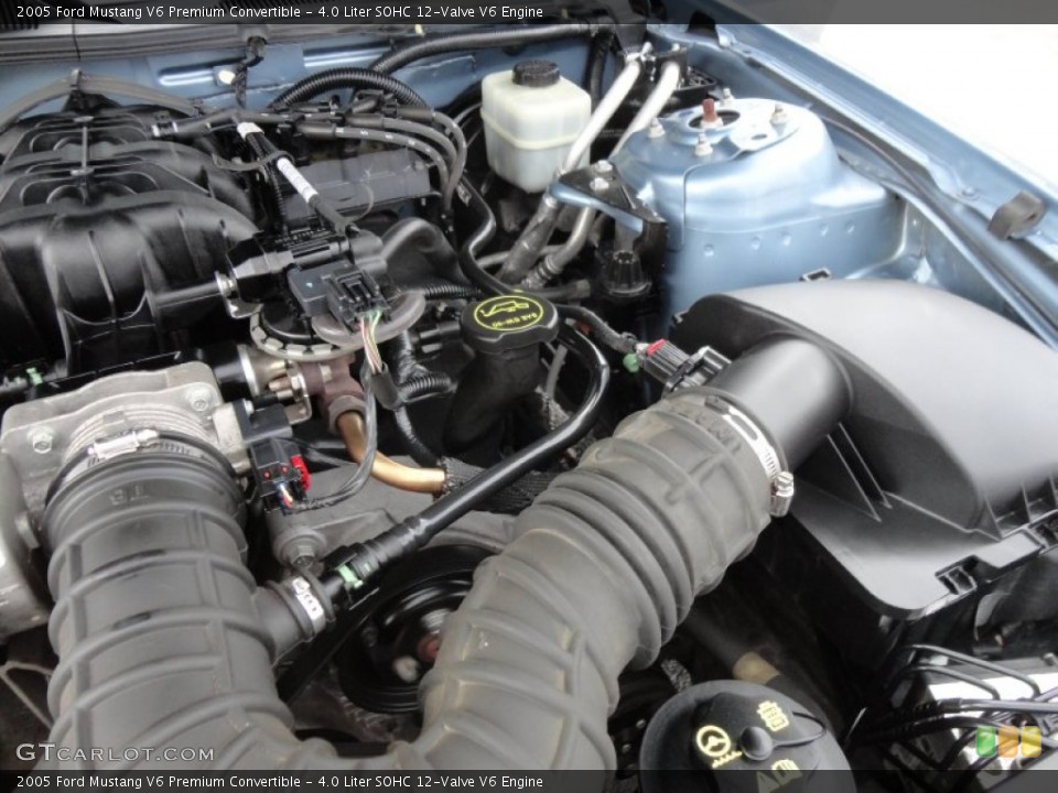 4.0 Liter SOHC 12-Valve V6 Engine for the 2005 Ford Mustang #61487259