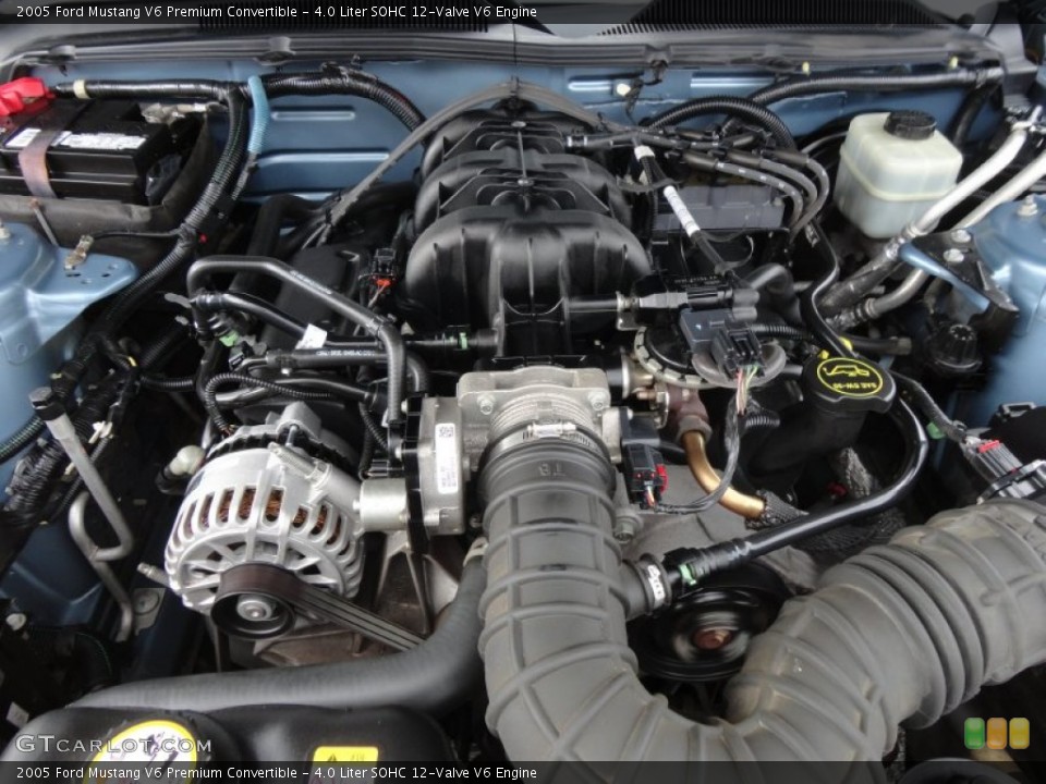 4.0 Liter SOHC 12-Valve V6 Engine for the 2005 Ford Mustang #61487277