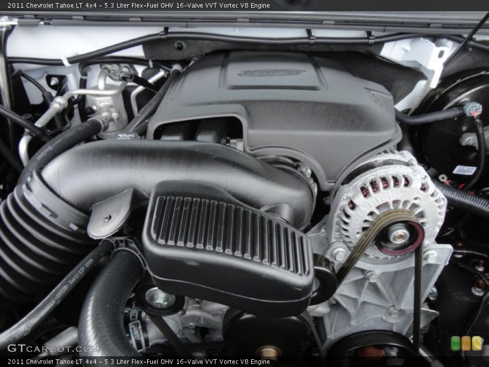 5.3 Liter Flex-Fuel OHV 16-Valve VVT Vortec V8 Engine for the 2011 Chevrolet Tahoe #61489940