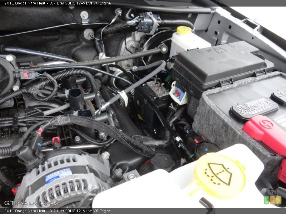3.7 Liter SOHC 12-Valve V6 Engine for the 2011 Dodge Nitro #61490652
