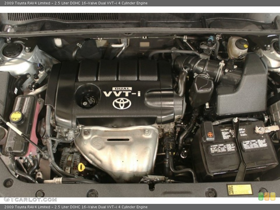 2.5 Liter DOHC 16-Valve Dual VVT-i 4 Cylinder Engine for the 2009 Toyota RAV4 #61497070