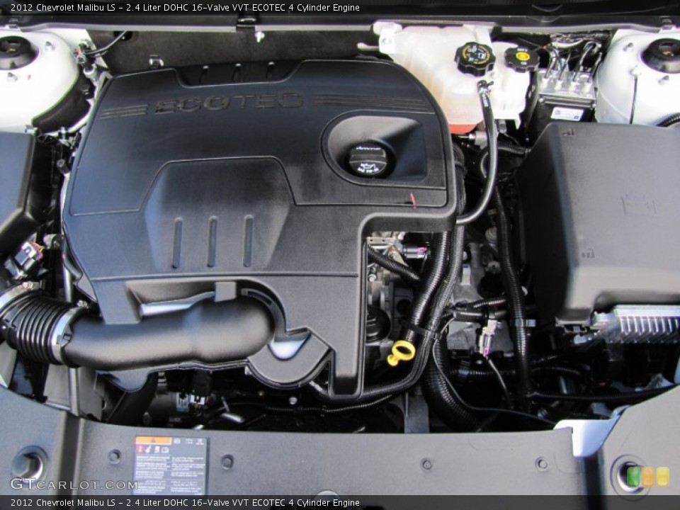 2.4 Liter DOHC 16-Valve VVT ECOTEC 4 Cylinder Engine for the 2012 Chevrolet Malibu #61498327