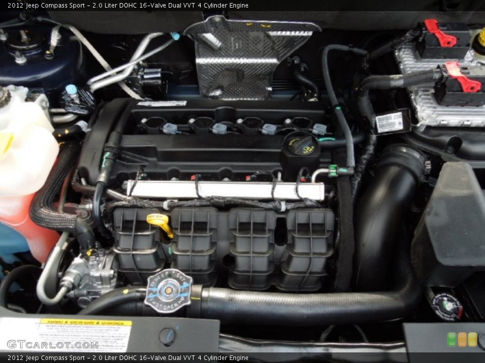 2.0 Liter DOHC 16-Valve Dual VVT 4 Cylinder Engine for the 2012 Jeep Compass #61503542