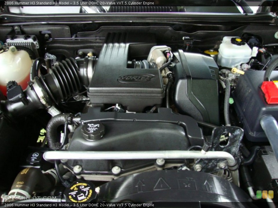 3.5 Liter DOHC 20-Valve VVT 5 Cylinder Engine for the 2006 Hummer H3 #61522777