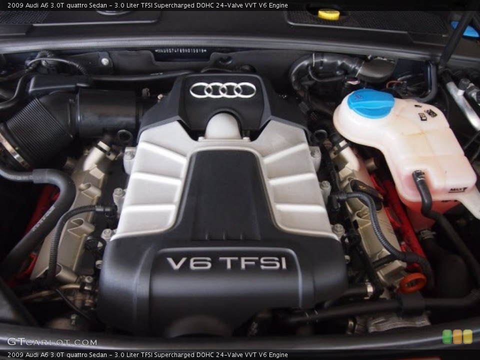 3.0 Liter TFSI Supercharged DOHC 24-Valve VVT V6 Engine for the 2009 Audi A6 #61530602
