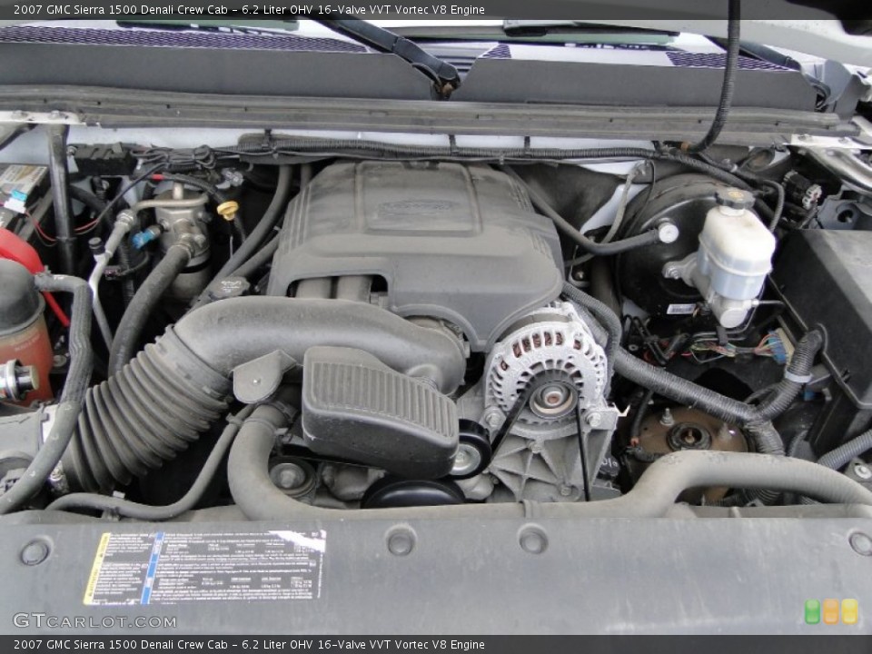 6.2 Liter OHV 16-Valve VVT Vortec V8 2007 GMC Sierra 1500 Engine