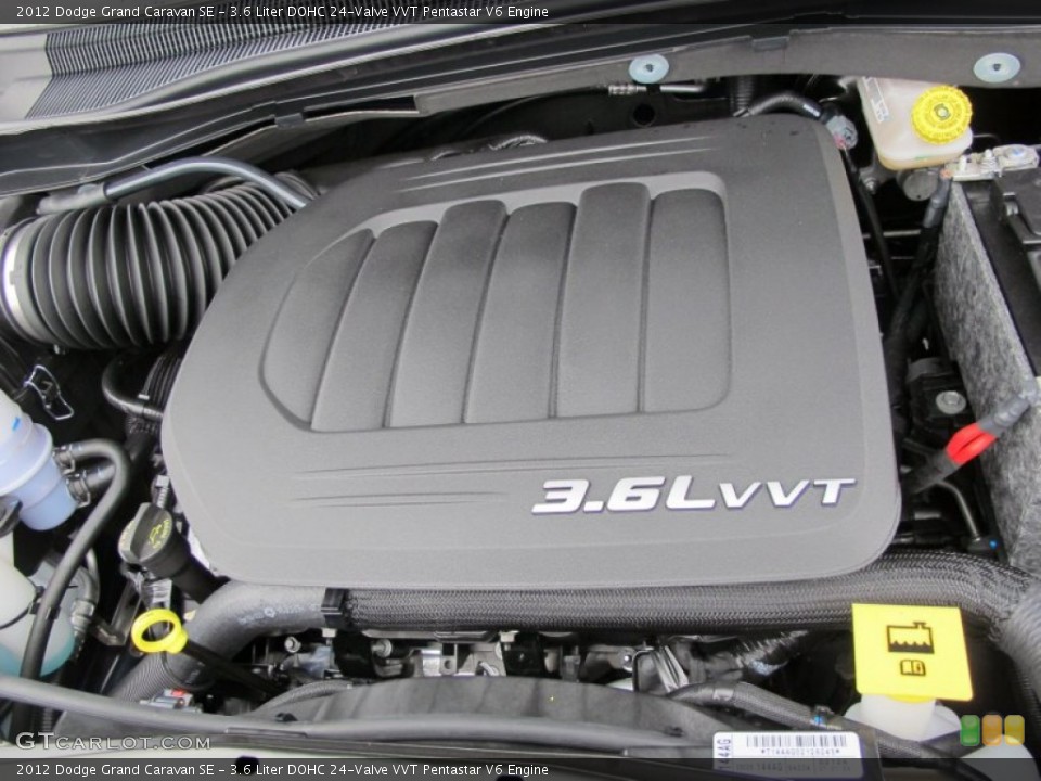 3.6 Liter DOHC 24-Valve VVT Pentastar V6 Engine for the 2012 Dodge Grand Caravan #61539506