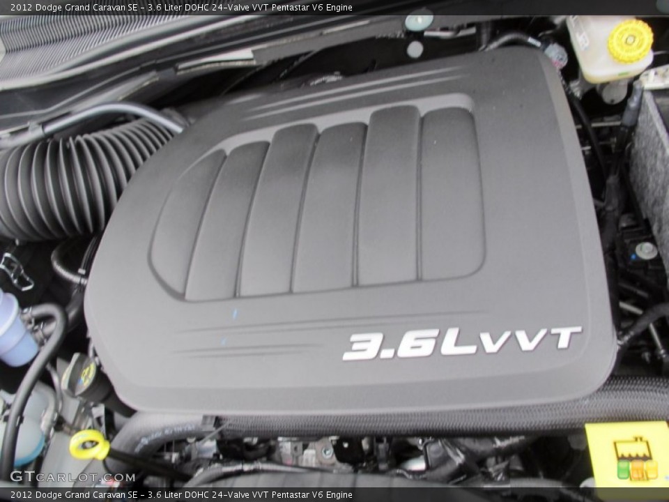 3.6 Liter DOHC 24-Valve VVT Pentastar V6 Engine for the 2012 Dodge Grand Caravan #61539960