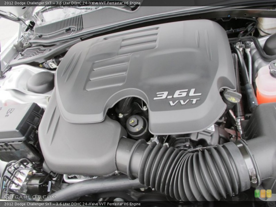 3.6 Liter DOHC 24-Valve VVT Pentastar V6 Engine for the 2012 Dodge Challenger #61540622