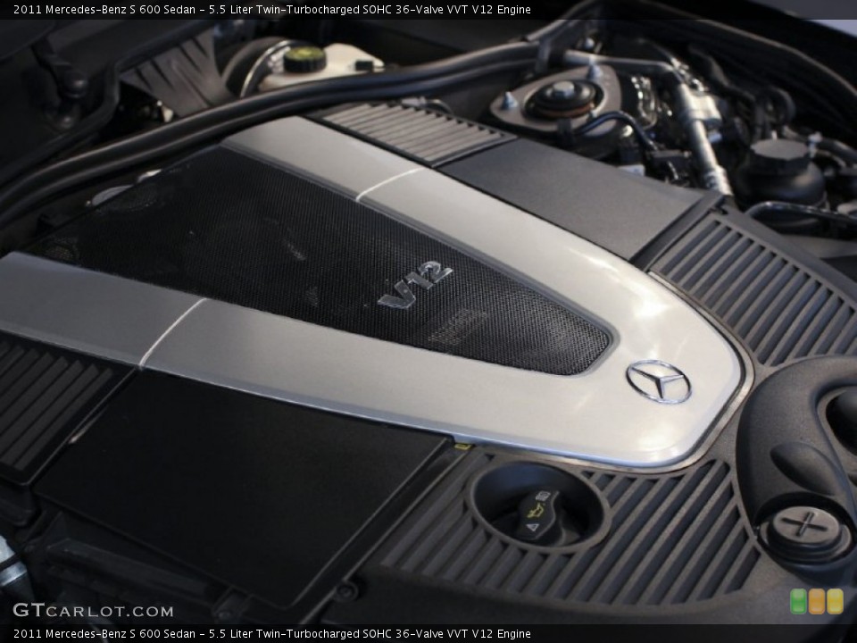 5.5 Liter Twin-Turbocharged SOHC 36-Valve VVT V12 Engine for the 2011 Mercedes-Benz S #61548352