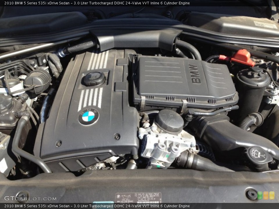 3.0 Liter Turbocharged DOHC 24-Valve VVT Inline 6 Cylinder Engine for the 2010 BMW 5 Series #61553858