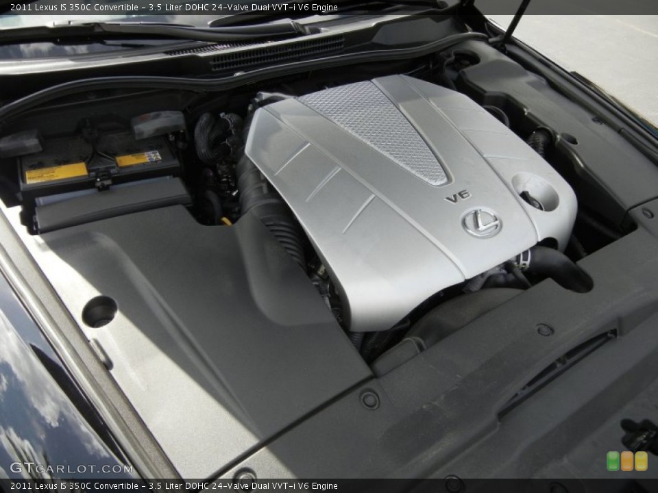 3.5 Liter DOHC 24-Valve Dual VVT-i V6 Engine for the 2011 Lexus IS #61562928