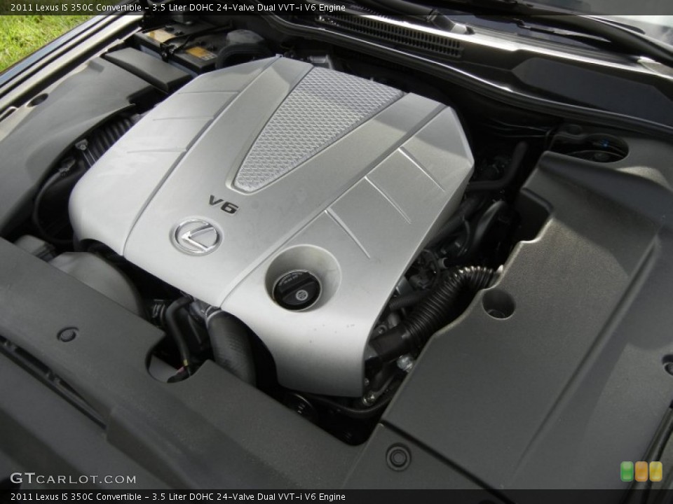 3.5 Liter DOHC 24-Valve Dual VVT-i V6 Engine for the 2011 Lexus IS #61562940