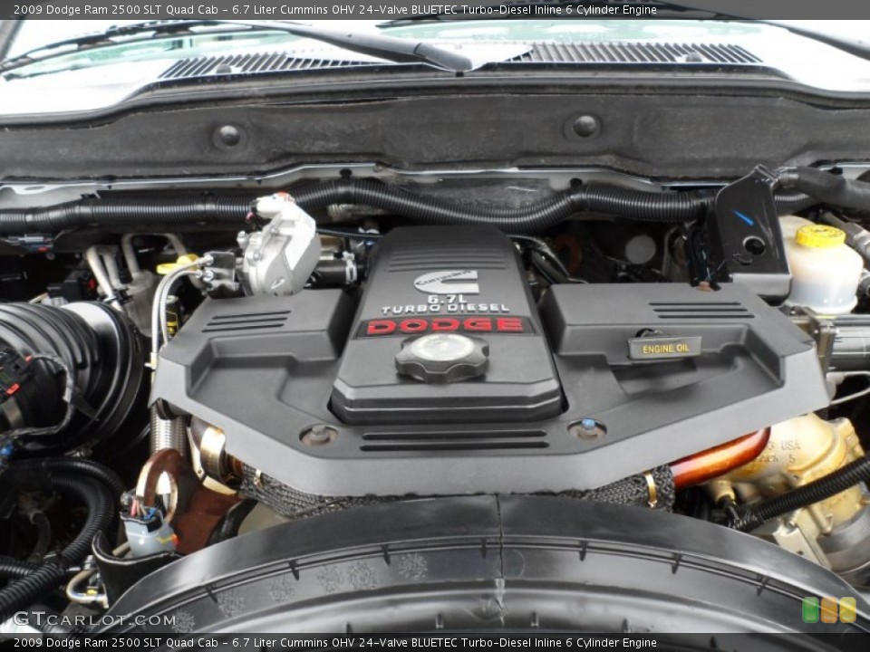 6.7 Liter Cummins OHV 24-Valve BLUETEC Turbo-Diesel Inline 6 Cylinder Engine for the 2009 Dodge Ram 2500 #61569909