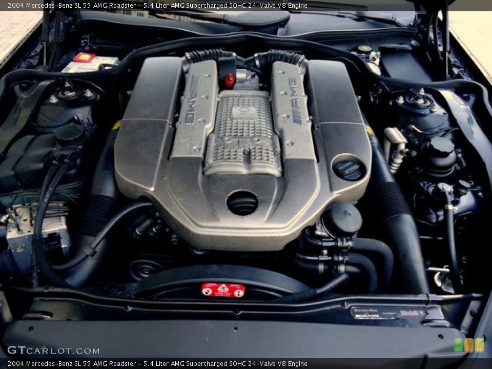 5.4 Liter AMG Supercharged SOHC 24-Valve V8 Engine for the 2004 Mercedes-Benz SL #61571991