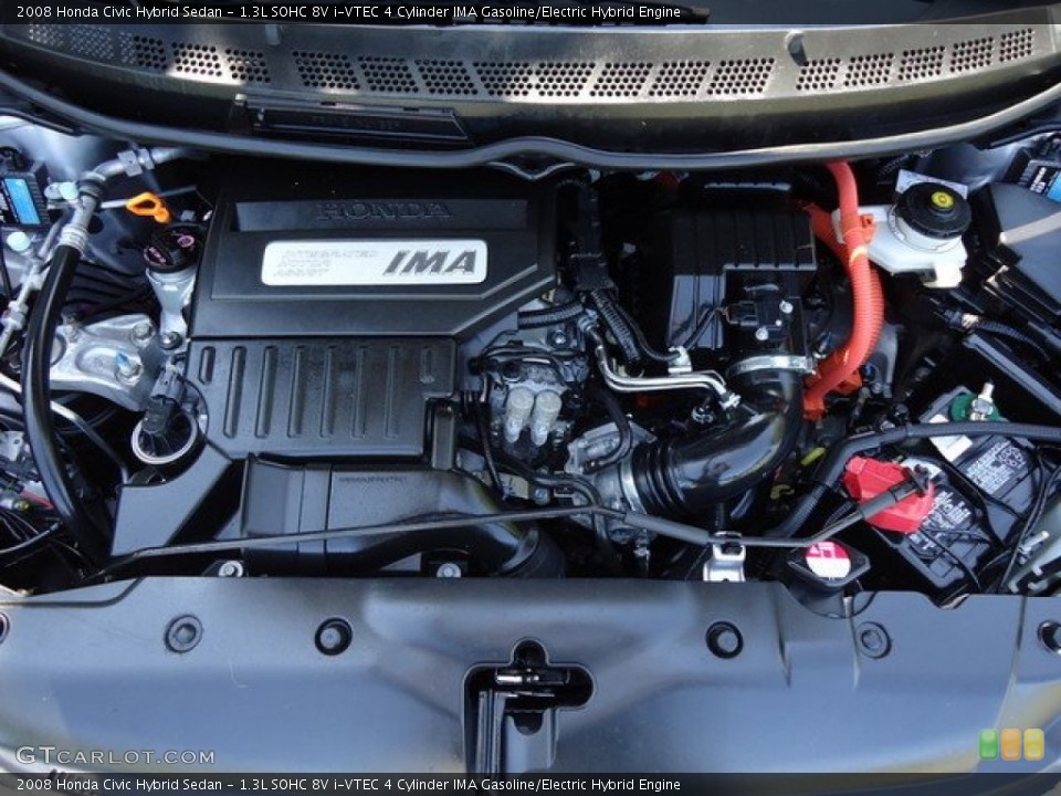 1.3L SOHC 8V i-VTEC 4 Cylinder IMA Gasoline/Electric Hybrid Engine for the 2008 Honda Civic #61572072