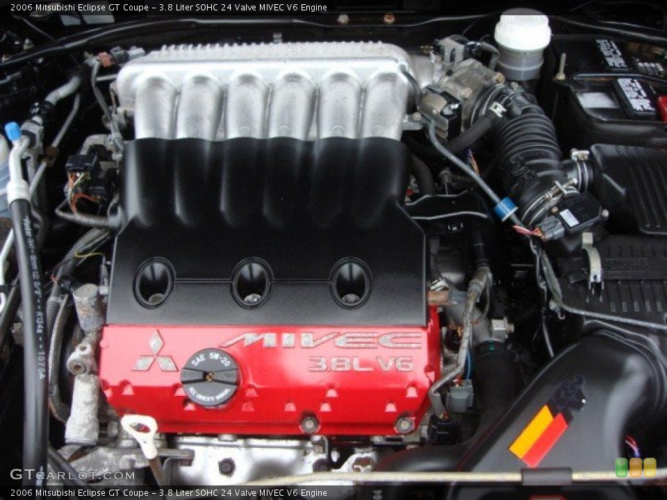3.8 Liter SOHC 24 Valve MIVEC V6 Engine for the 2006 Mitsubishi Eclipse #61584870