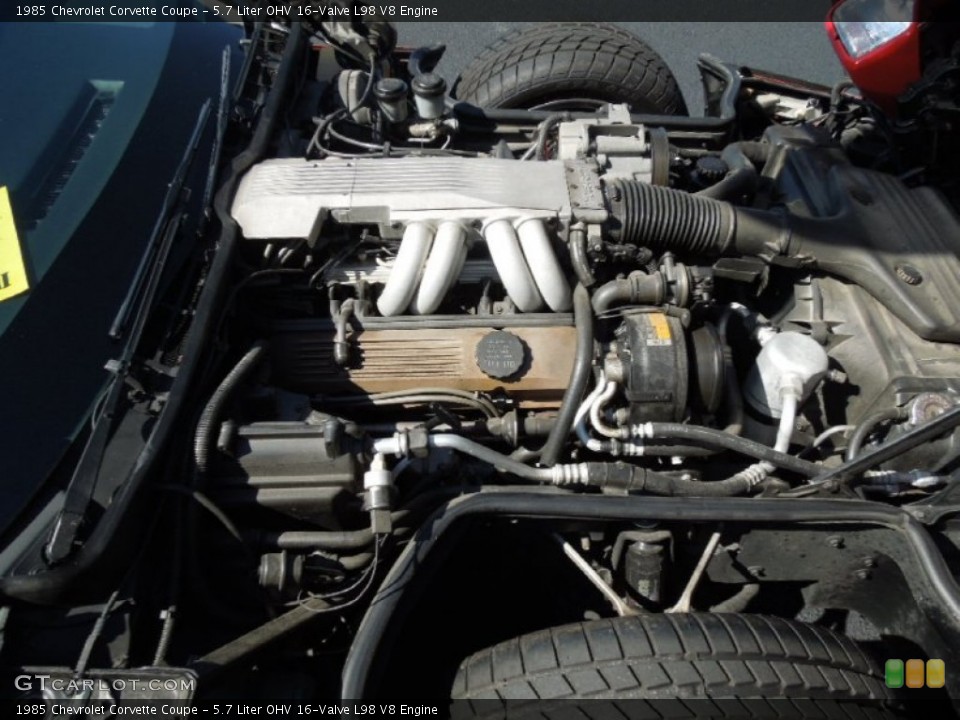 5.7 Liter OHV 16-Valve L98 V8 Engine for the 1985 Chevrolet Corvette #61588506