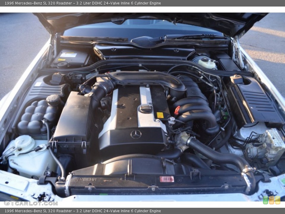 3.2 Liter DOHC 24-Valve Inline 6 Cylinder 1996 Mercedes-Benz SL Engine