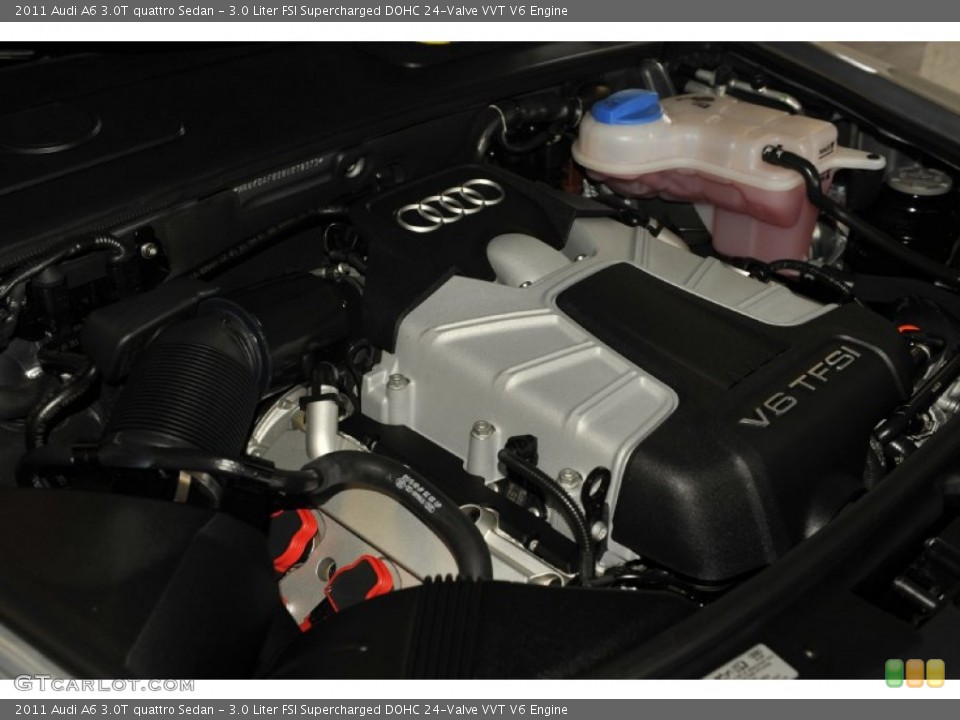 3.0 Liter FSI Supercharged DOHC 24-Valve VVT V6 Engine for the 2011 Audi A6 #61596549