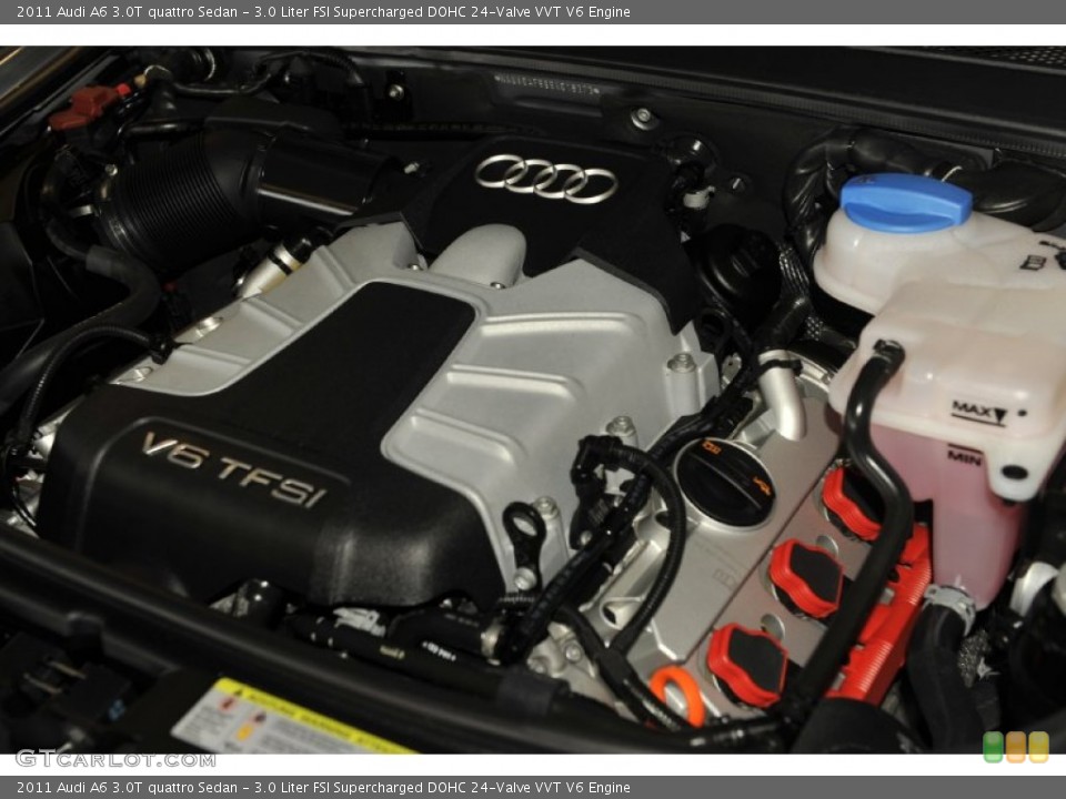 3.0 Liter FSI Supercharged DOHC 24-Valve VVT V6 Engine for the 2011 Audi A6 #61596558