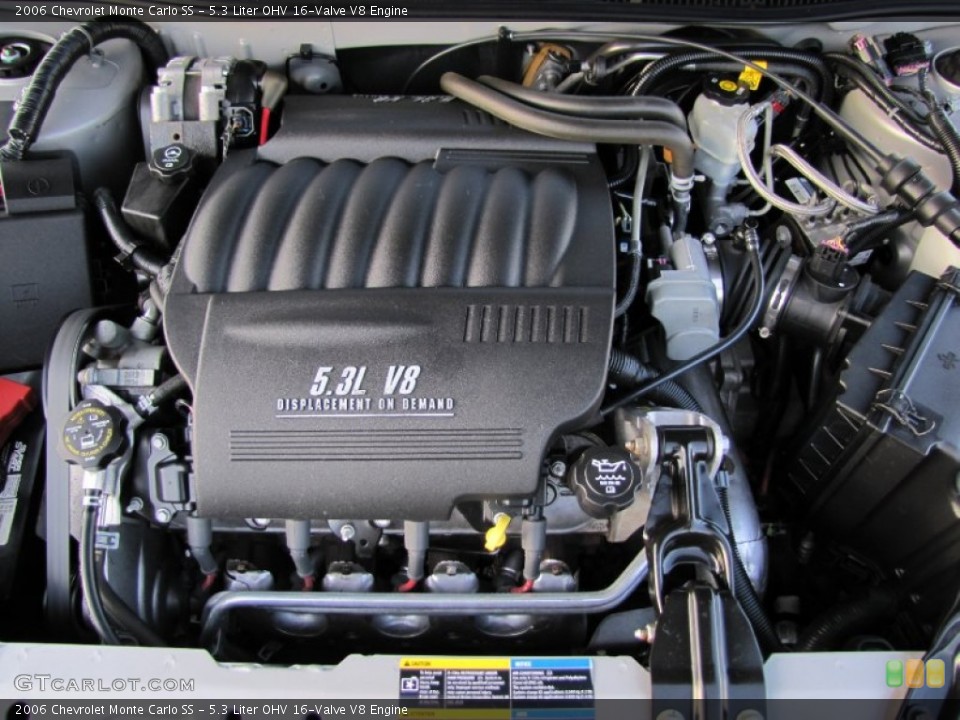 5.3 Liter OHV 16-Valve V8 Engine for the 2006 Chevrolet Monte Carlo #61603311
