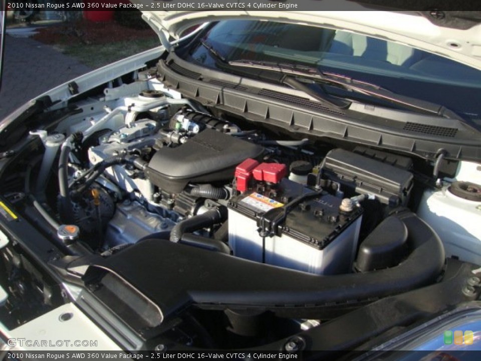 2.5 Liter DOHC 16-Valve CVTCS 4 Cylinder Engine for the 2010 Nissan Rogue #61628856