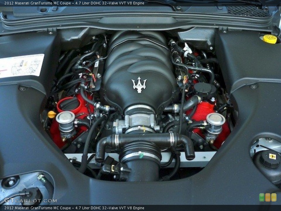 4.7 Liter DOHC 32-Valve VVT V8 Engine for the 2012 Maserati GranTurismo #61636400