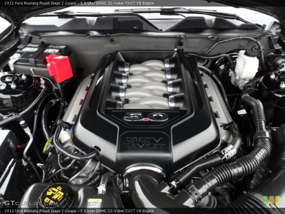 5.0 Liter DOHC 32-Valve TiVCT V8 Engine for the 2011 Ford Mustang #61641599