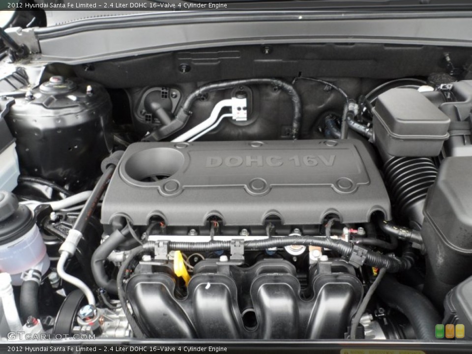 2.4 Liter DOHC 16-Valve 4 Cylinder Engine for the 2012 Hyundai Santa Fe #61644884