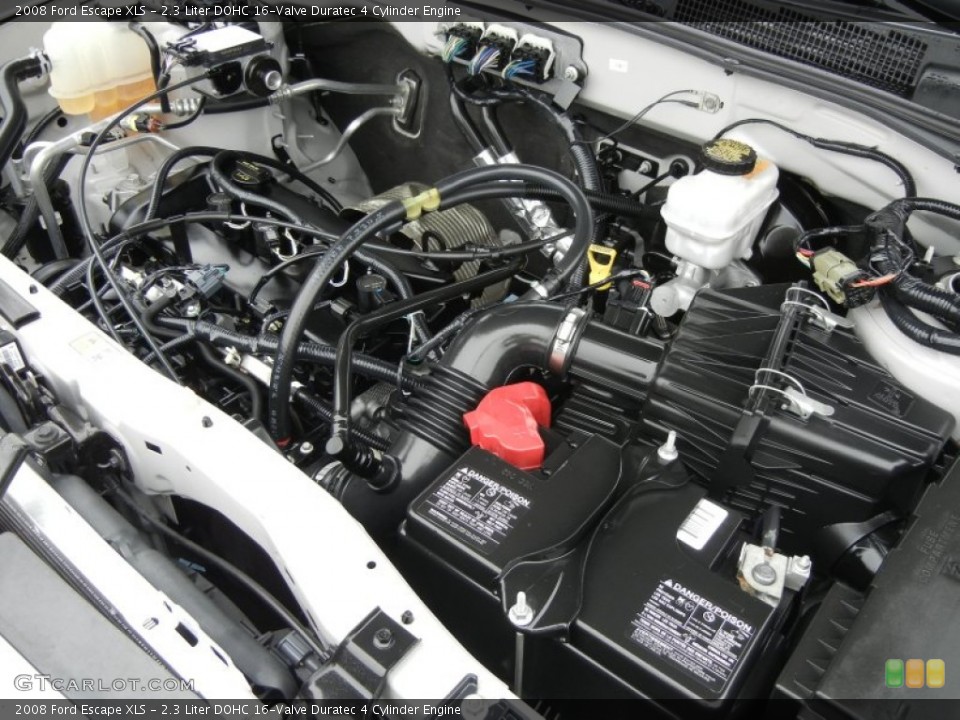 2.3 Liter DOHC 16-Valve Duratec 4 Cylinder Engine for the 2008 Ford Escape #61656364