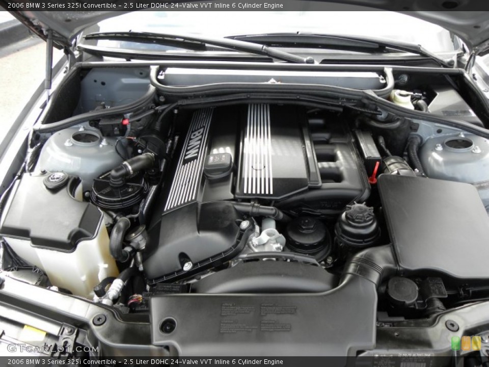 2.5 Liter DOHC 24-Valve VVT Inline 6 Cylinder Engine for the 2006 BMW 3 Series #61661700