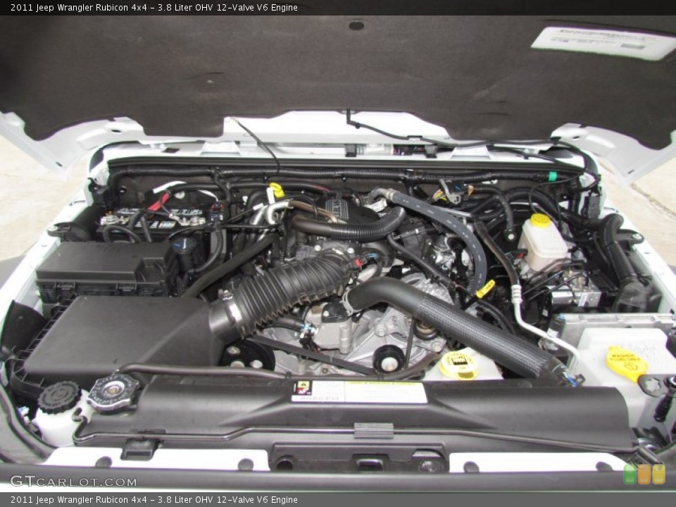 3.8 Liter OHV 12-Valve V6 Engine for the 2011 Jeep Wrangler #61665130
