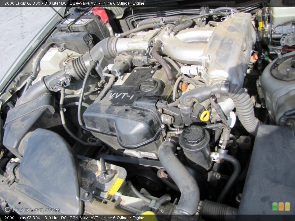 3.0 Liter DOHC 24-Valve VVT-i Inline 6 Cylinder Engine for the 2000 Lexus GS #61672078