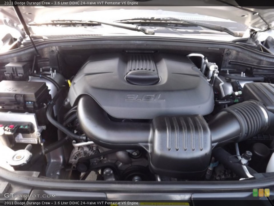 3.6 Liter DOHC 24-Valve VVT Pentastar V6 Engine for the 2011 Dodge Durango #61672112