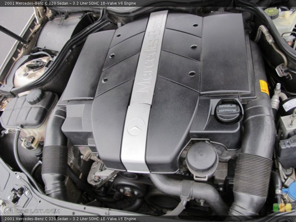 3.2 Liter SOHC 18-Valve V6 Engine for the 2001 Mercedes-Benz C #61674905