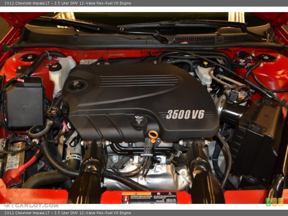 3.5 Liter OHV 12-Valve Flex-Fuel V6 Engine for the 2011 Chevrolet Impala #61676396