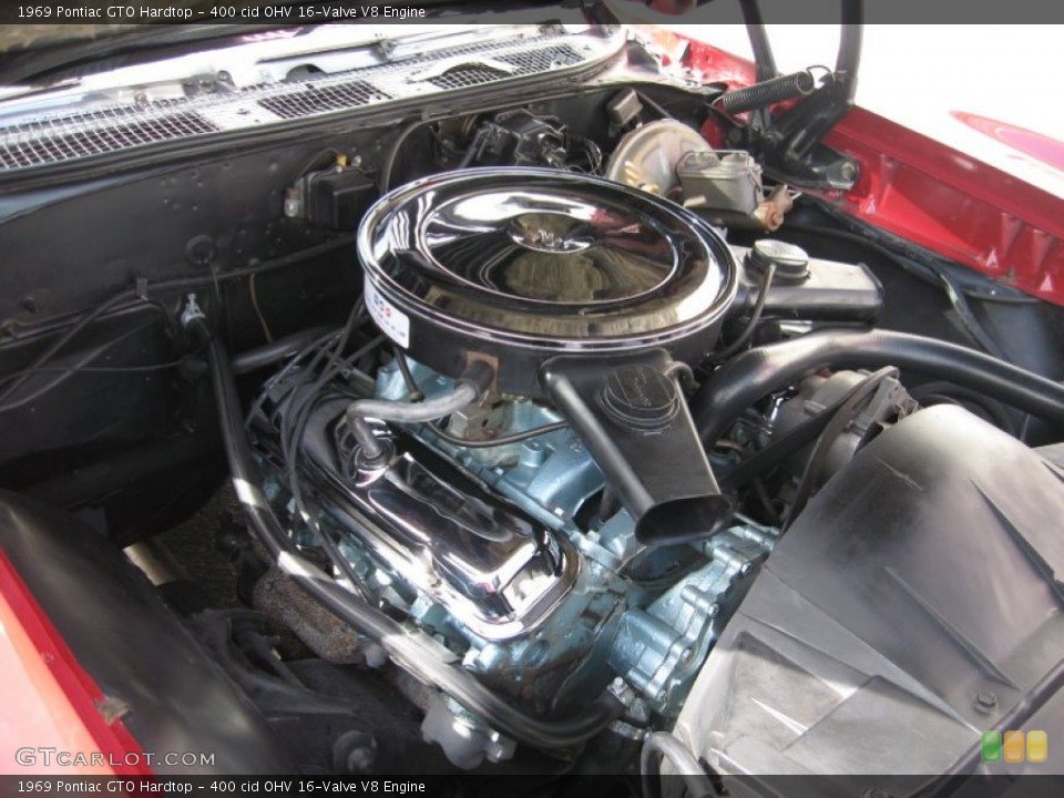 400 cid OHV 16-Valve V8 Engine for the 1969 Pontiac GTO #61681345